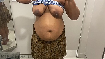 Trying Sexy Dresses In Trail Room And Fingering orgasm From Shopping Mall Trail Room, Malappuram, Kerala
