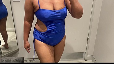 Trying Sexy Dresses In Trail Room And Fingering orgasm From Shopping Mall Trail Room, Malappuram, Kerala
