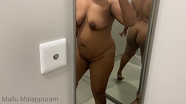 Trying Sexy Dresses In Trail Room And Fingering orgasm From Shopping Mall Trail Room, Malappuram, Kerala