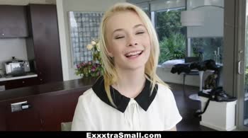 Maddy Rose's Tiny Treat: Petite Blonde Takes a Monster Cock Pounding