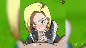 Android 18 blowjob