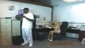 Hot Blonde Babe Takes On Multiple Cocks In A Steamy Interracial Gangbang