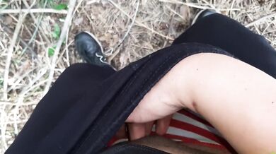 We smoke and masturbate horny pussies in a public place - Lesbian_illusion