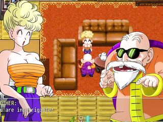Kame Paradise - Roshi Fucking Panchy at Bulma's House