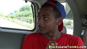 Black teen cums on face