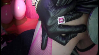 Fucking, dress – hardcore close-up film van amateur Franse travestieten in lingerie en kousen die anaal worden geneukt