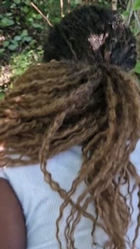 Private mobile video. Ebony girlfriend fucked in the Norwegian forest 🌲🇧🇻