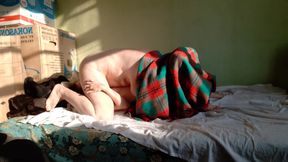 Hot 69 position between two lesbian neighbors