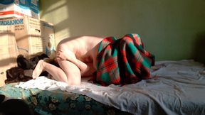 Hot 69 position between two lesbian neighbors