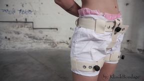 White straps. Quiet control.