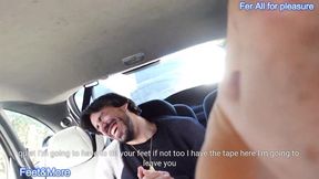 Duck tape Tony is captured to tickle and interrogate