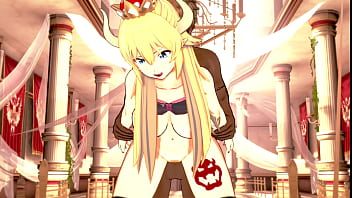 Bowsette leaves the throne and sits on the only thing that truly makes her moan  Bowsette leaves the throne and sits on the only thing that truly makes her moan