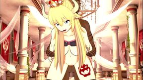 Bowsette leaves the throne and sits on the only thing that truly makes her moan  Bowsette leaves the throne and sits on the only thing that truly makes her moan