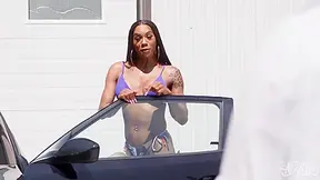 Ebony Tranny Sucks Long Dick With Dick Long