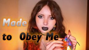 Made to Obey Me - Mesmerize, Nail Fetish, Slave Training 720p wmv