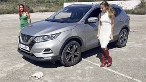 Under the Tire: SUV Car Crush & High Heel Boot Stomp - CAM MANUAL