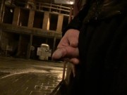 pee in public at night