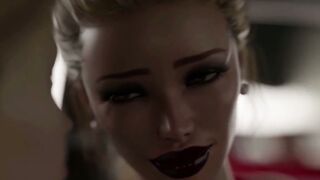 Car Sex with a Voluptuous 3D Stepmom