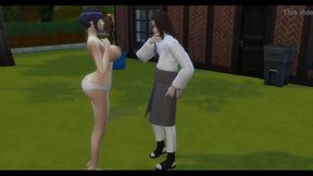 Innocent Hinata Turned Milk Reservoir by Neji's Dick in Naruto Hentai Drama