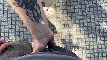 Step-Bro Cheats on His Girlfriend with My Big Uncut Cock