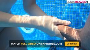 he took us at the pool