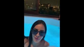I get very sensual in the jacuzzi. If you want to see this and all my videos complete and uncensored