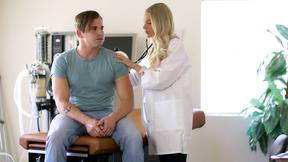 ”Big tits Emma Hix is a perfect blonde doc & she loves to suck a meat”