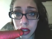 Gloves and Throat fuck