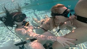 Aquaphilias- Kelli Curtis+ Harley Jayde- Underwater SCUBA Threesome MFF- FULL VIDEO