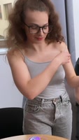 A Couple sells Sex Toys to a Stranger and demonstrates how to use them on themselves