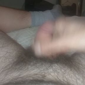 Masturbating till cumshot