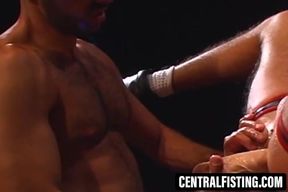 Aaron Tanner's sweaty fisting round robin
