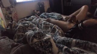 Point of view: Your Heterosexual Buddy Jacks Next to You in Sofa. Preview