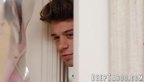 Izzy Wilde screams as Michael DelRay mercilessly stretches her pretty pussy and makes her take a hot load on her pretty face