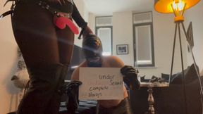 Pegging my fucktoy
