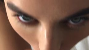 BBC fucks Caucasian babe in deep blowjob and vaginal action