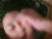 Le pedí que me llene la cara de semen