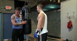 Hunky lad with a nice torso is fucked by an athlete