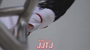 Bound up and down the stairs for solitary