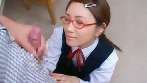 Asian Nerds Bow for Massive Facial Cream Cums