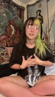 BigTittyGothEgg - Goth Egg's Size-Savvy Solo Showdown: Big Tit Masturbation