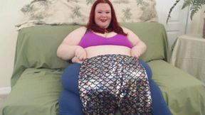 Too Fat For My New Leggings - Struggling To Get Dressed *MP4*