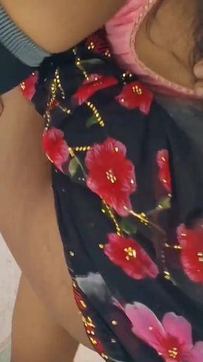 Key moment from &quot;Hot sexy india sarika aunty wall standing romance blow job and very hard doggy anal style sex with her husband&quot;