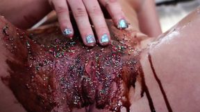 Fresh girl Sami St Claire horny with blonde hair gets her