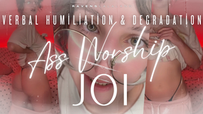 Verbal Humiliation &amp; Degradation Ass Worship JOI: You Are Such A Dumb Bitch