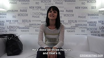 Katka is a dark haired babe who can not stop sucking cock, until it explodes from pleasure