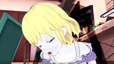 Nanami Mami gets her big tits creamed in a hot 3D hentai party