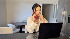 Lawyer Tatti Gets Tape Tied Fucked On Her Table By Her Builder 4K