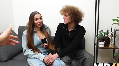 Stanley Johnson's tight pussy gets pounded hard as his fiance cheats on him with a stranger