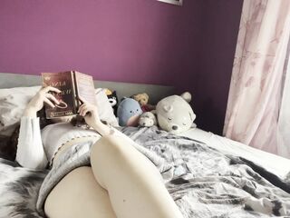 Masturbating to my erotic book